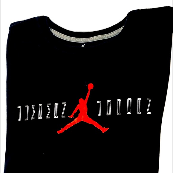 New Men’s AIR JORDAN Black Short Sleeve Graphic Tee, Size XXL - Picture 2 of 4